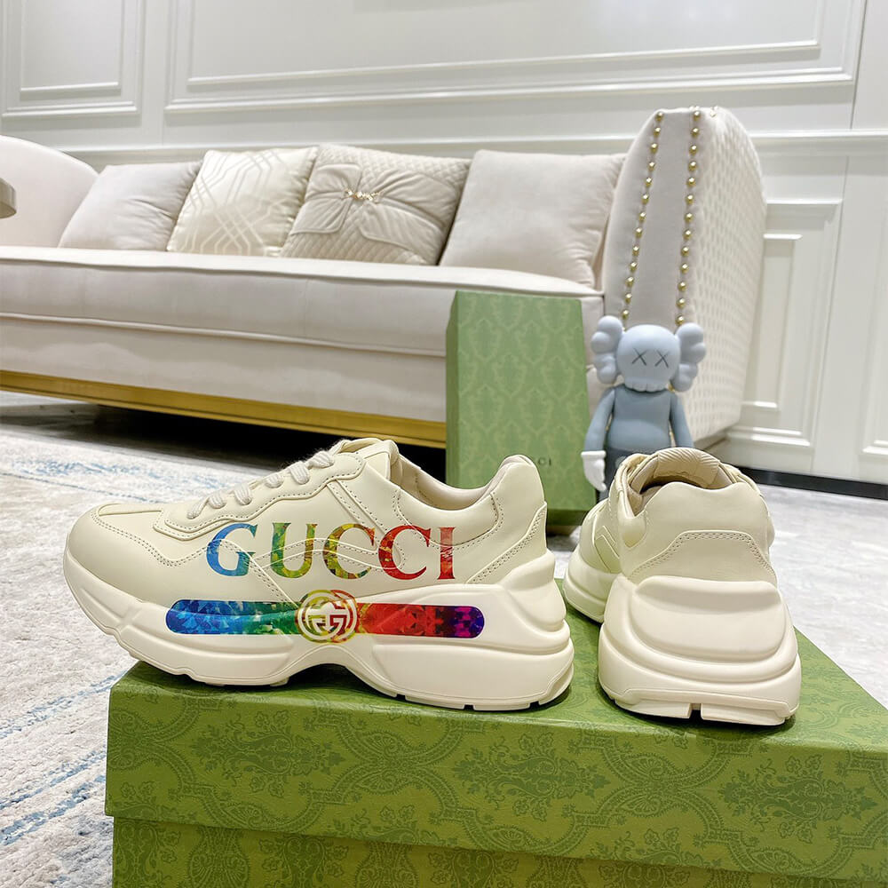 Rhyton sneaker with Gucci print