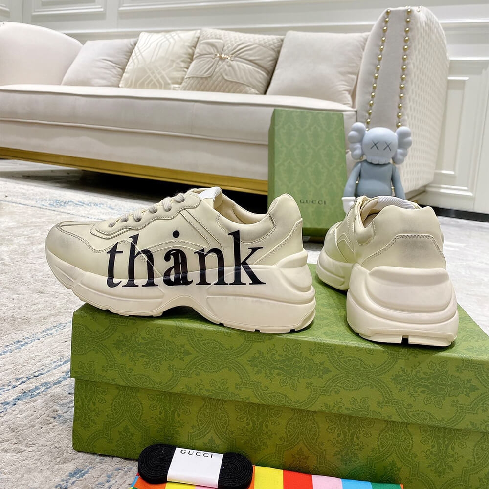 Gucci Rhyton ‘Think & Thank’ Sneaker