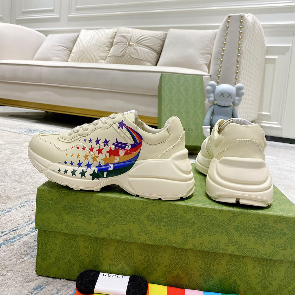 Gucci Rainbow Star Rhyton Sneaker