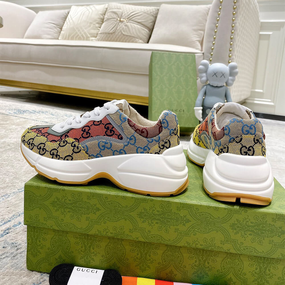 Gucci Multicolor GG Supreme Rhyton Sneaker