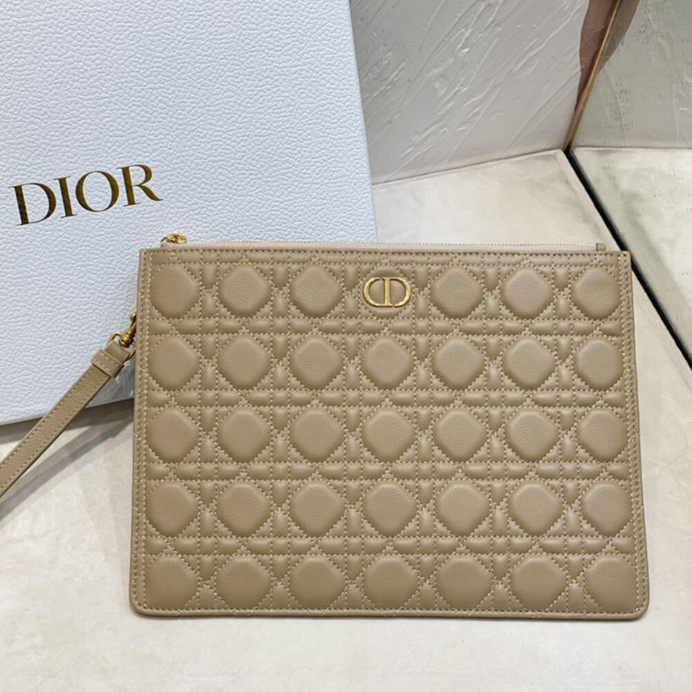 Large Dior Caro Daily Pouch(HIGH-END GRADE)