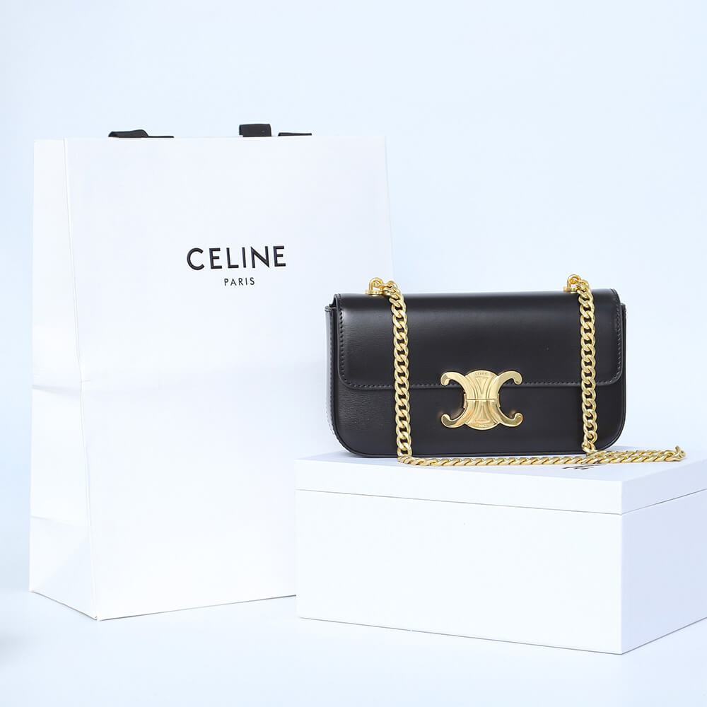 CELINE CHAIN SHOULDER BAG CLAUDE