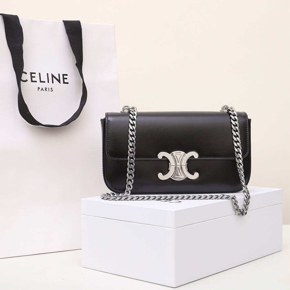 CELINE CHAIN SHOULDER BAG CLAUDE