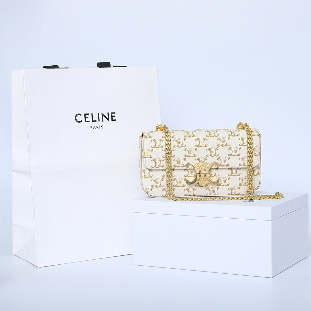 CELINE CHAIN SHOULDER BAG CLAUDE