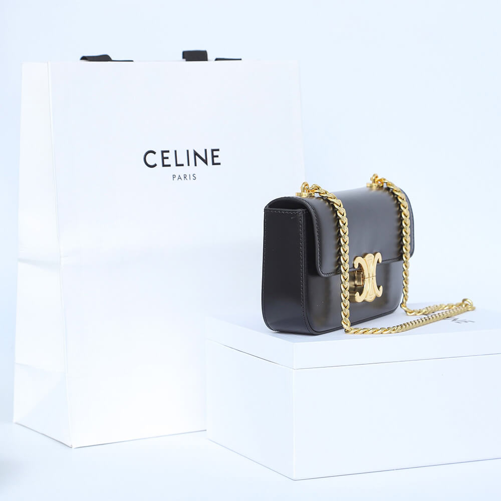 CELINE CHAIN SHOULDER BAG CLAUDE