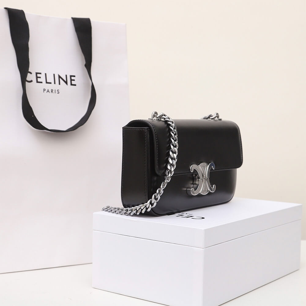 CELINE CHAIN SHOULDER BAG CLAUDE