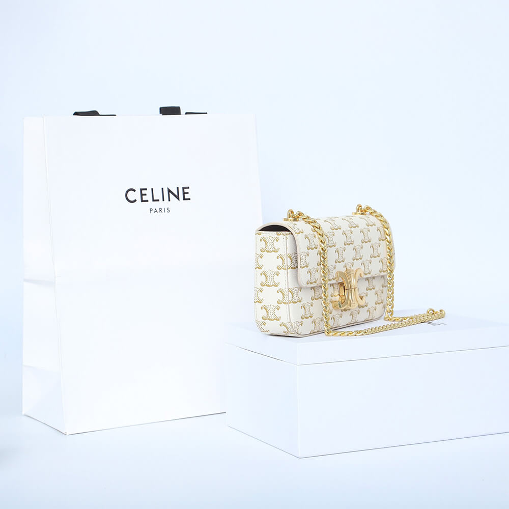 CELINE CHAIN SHOULDER BAG CLAUDE