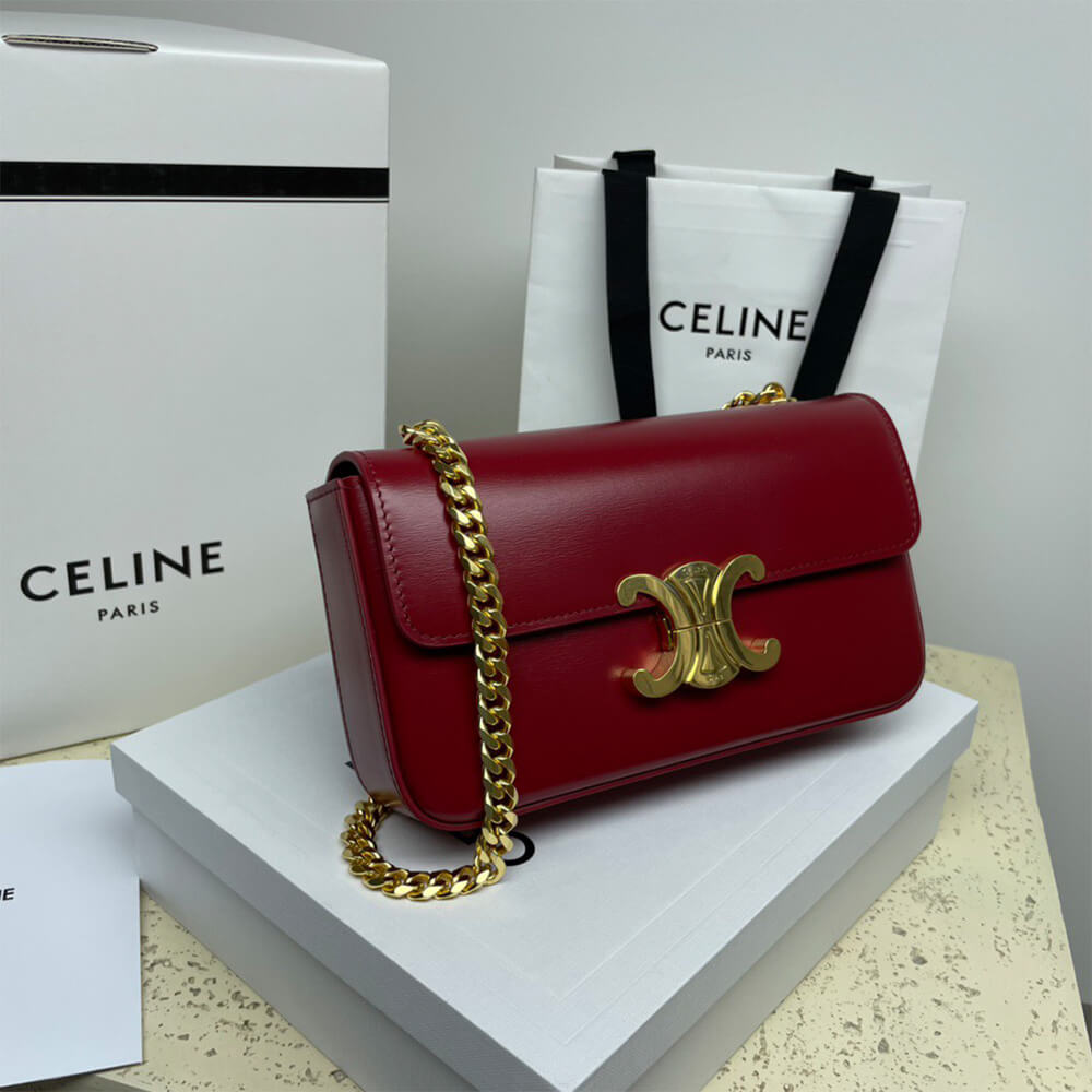 CELINE CHAIN SHOULDER BAG CLAUDE