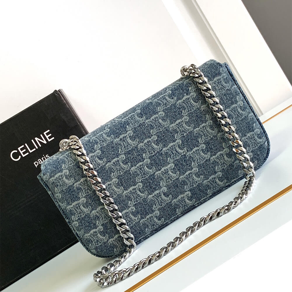 CELINE CHAIN SHOULDER BAG CLAUDE