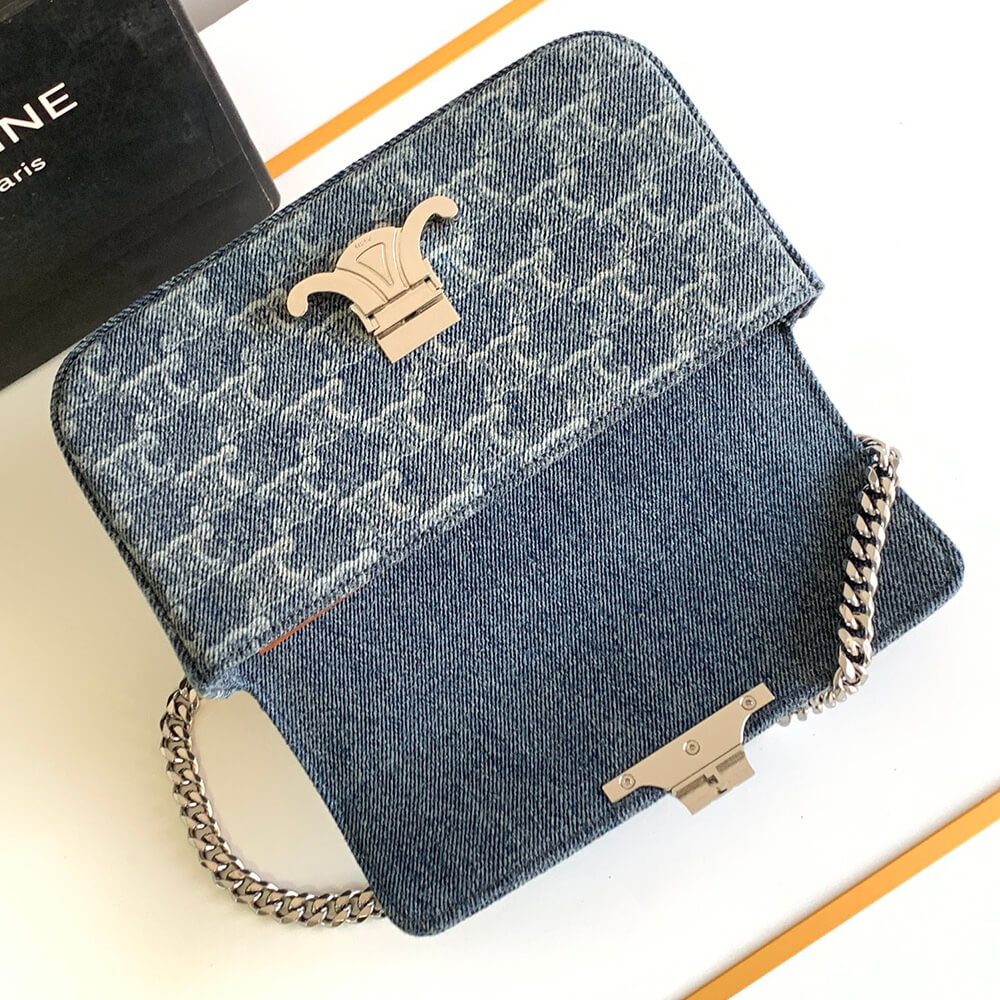 CELINE CHAIN SHOULDER BAG CLAUDE