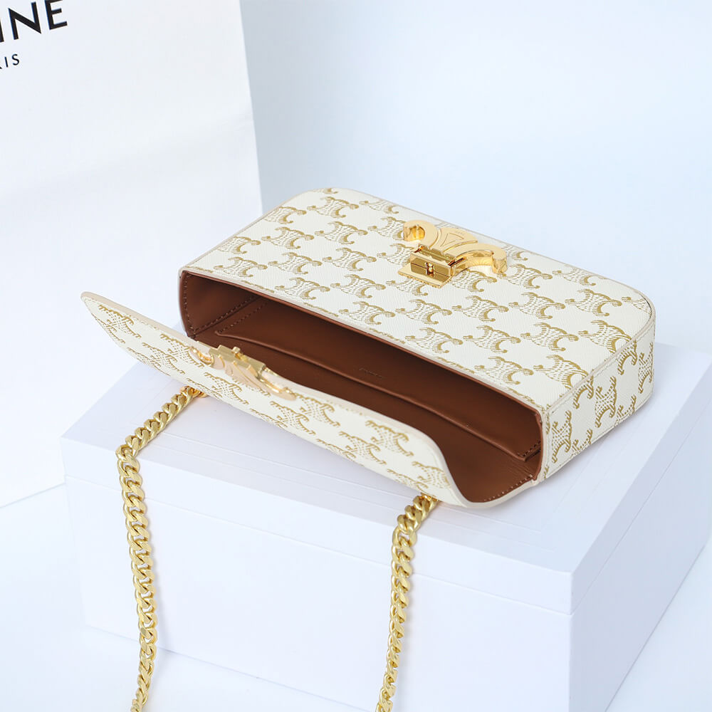 CELINE CHAIN SHOULDER BAG CLAUDE